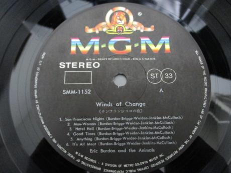 Eric Burdon & the Animals Winds of Change Japan Orig. LP OBI