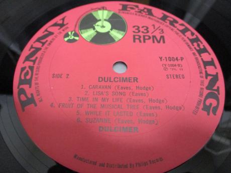 Dulcimer And I Turned As I Had Turned As A Boy Japan Orig. LP G/F INSERT