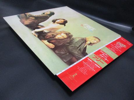 Free Fire and Water Japan PROMO LP RED OBI + INSERT WHITE LABEL