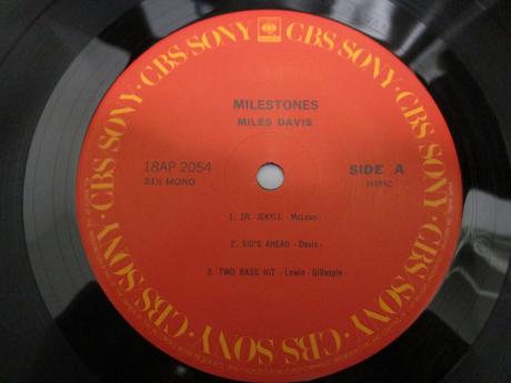 Miles Davis Milestones Japan Rare LP CAP OBI SHRINK