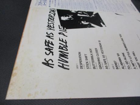 Humble Pie As Safe As Yesterday Is Japan Rare LP OBI