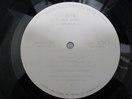 Colosseum II War Dance Japan Orig. PROMO LP OBI WHITE LABEL