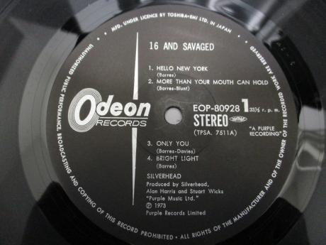 2. Silverhead 16 And Savaged Japan Orig. LP OBI BOOKLET