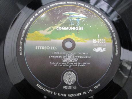 Dire Straits Communique Japan Orig. LP OBI INSERT