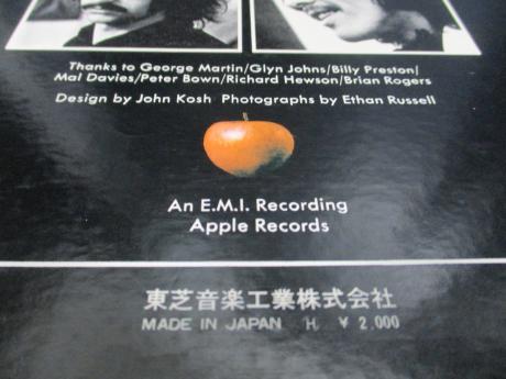 Beatles Let It Be Japan Orig. LP 2OBI RED WAX