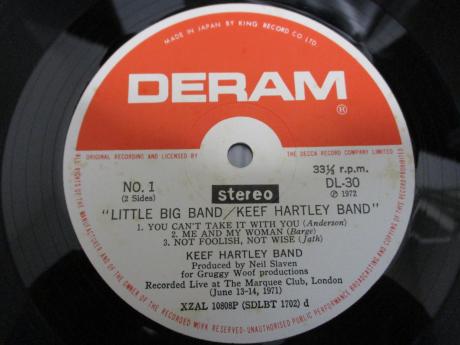 Keef Hartley Band Little Big Band Japan Orig. LP INSERT