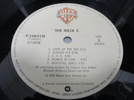 Van Halen 2nd II Japan Orig. LP OBI PIN-UP