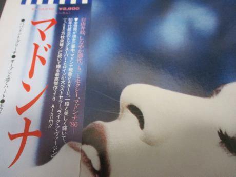 Madonna True Blue Japan Orig. LP OBI RARE POSTER