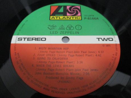 2. Led Zeppelin IV Four Symbols Japan Orig. LP OBI