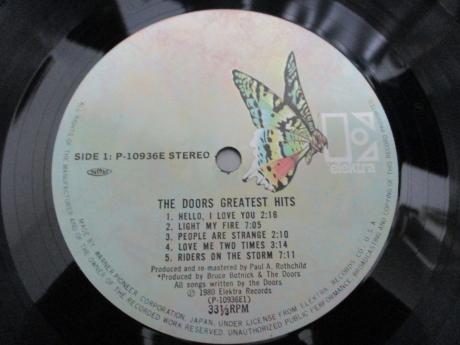 Doors Greatest Hits Japan Orig. LP OBI