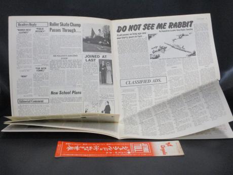 Jethro Tull Thick as Brick Japan Early Press LP OBI NEWSPAPER COVER