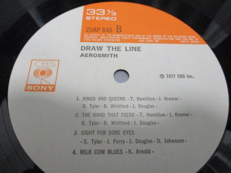 Aerosmith Draw the Line Japan Orig. LP OBI