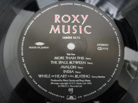Roxy Music Avalon Japan Rare LP OBI INSERT