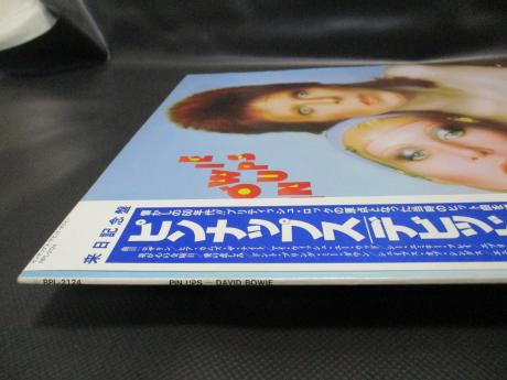 David Bowie Pin Ups Japan Tour ED LP BLUE & WHITE OBI