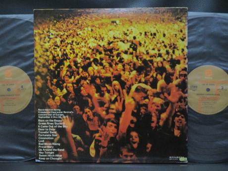 2. CCR Creedence Clearwater Revival Live in Europe Japan Orig. 2LP OBI RARE POSTER