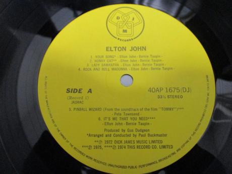 Elton John Golden Double Japan ONLY 2LP G/F INSERT