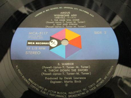 Wishbone Ash Argus Japan Orig. LP OBI G/F