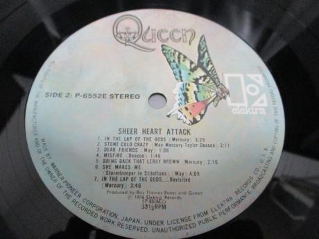 Queen Sheer Heart Attack Japan Tour ED LP GRAY OBI