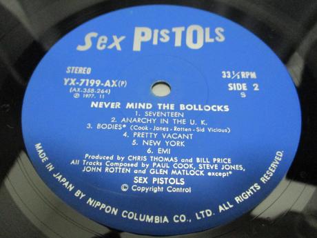 Sex Pistols Never Mind the Bollocks Japan Early Press LP OBI