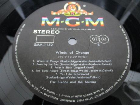 Eric Burdon & the Animals Winds of Change Japan Orig. LP OBI