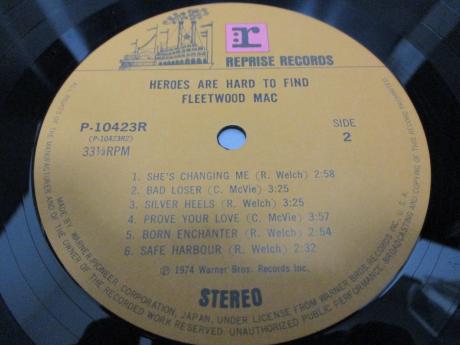Fleetwood Mac Heroes Are Hard to Find Japan Orig. LP OBI