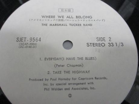 Marshall Tucker Band / Where We All Belong Japan Orig. PROMO 2LP OBI RARE POSTER