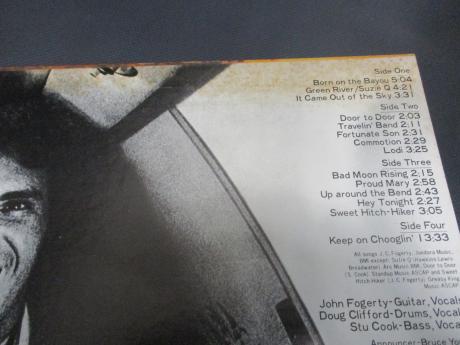 2. CCR Creedence Clearwater Revival Live in Europe Japan Orig. 2LP OBI RARE POSTER