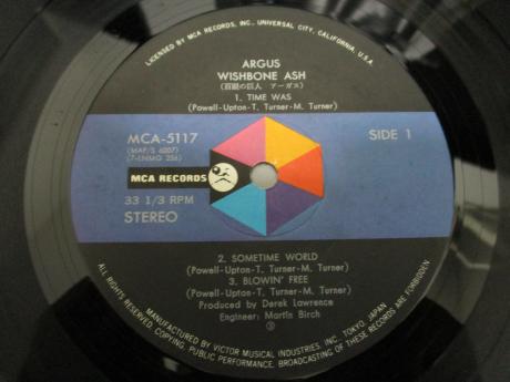 Wishbone Ash Argus Japan Orig. LP OBI G/F