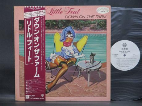 Little Feat Down on the Farm Japan Orig. PROMO LP OBI WHITE LABEL