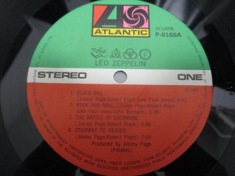 2. Led Zeppelin IV Four Symbols Japan Orig. LP OBI