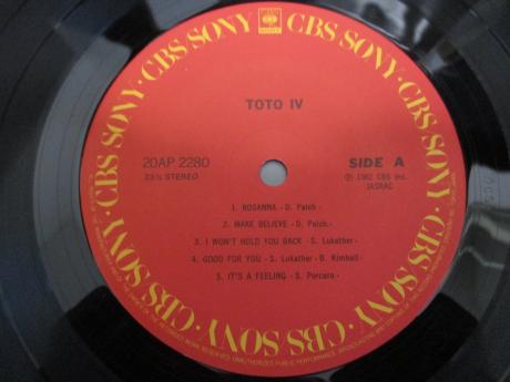 Toto IV Japan Orig. LP OBI INSERT