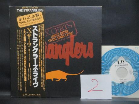 Stranglers X Certs Japan LTD LP OBI + 7" BIG POSTER