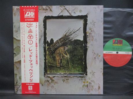 Led Zeppelin IV 4 Symbols Japan Rare LP OBI