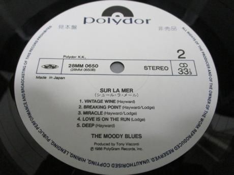 Moody Blues Sur La Mer Japan Orig. PROMO LP OBI WHITE LABEL