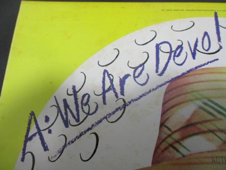 DEVO Q: Are We Not Men? A: We Are Devo! Japan Hot Rod ED LP BLUE OBI