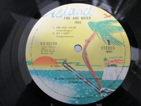 Free Fire and Water Japan Rare LP GREEN OBI