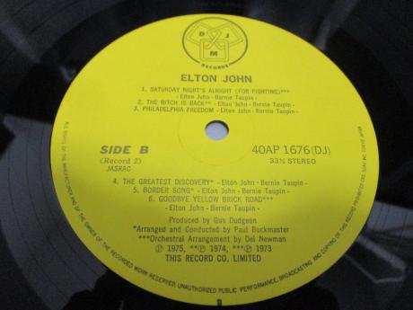 Elton John Golden Double Japan ONLY 2LP G/F INSERT