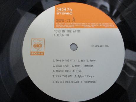 Aerosmith Toys in the Attic Japan Orig. LP OBI RARE POSTER