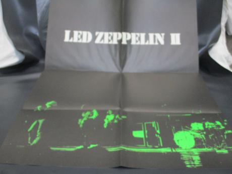 Led Zeppelin 2nd II Japan Early Press LP OBI BIG POSTER