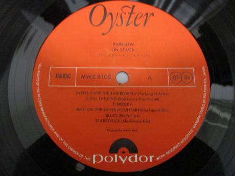 Rainbow On Stage Japan Orig. 2LP OBI RARE PHOTO-BOOKLET