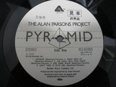 Alan Parsons Project Pyramid Japan Orig. PROMO LP OBI WHITE LABEL