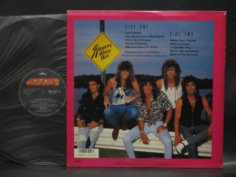 Bon Jovi Slippery When Wet Japan Orig. LP DIF COVER