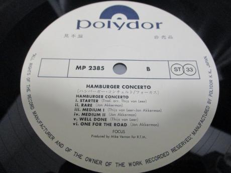 Focus Hamburger Concerto Japan Orig. PROMO LP OBI WHITE LABEL