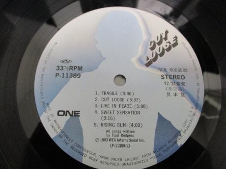 Free Bad Company Paul Rodgers Cut Loose Japan Orig. PROMO LP OBI