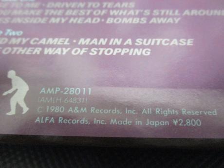 Police Zenyatta Mondatta Japan Orig. LP OBI