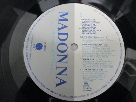 Madonna True Blue Japan Orig. LP OBI RARE POSTER