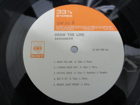 Aerosmith Draw the Line Japan Orig. LP OBI