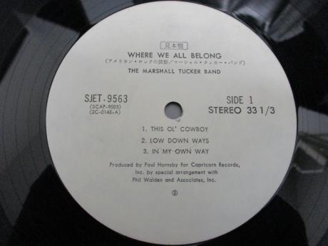 Marshall Tucker Band / Where We All Belong Japan Orig. PROMO 2LP OBI RARE POSTER