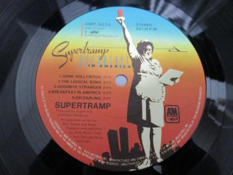 Supertramp Breakfast in America Japan Orig. LP OBI