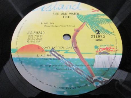 Free Fire and Water Japan Rare LP GREEN OBI